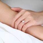 Round Cut Lab Grown Diamond Minimalist 4-Prong Engagement Ring (6)