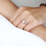 Round Cut Lab Grown Diamond Nature-Inspired Twisted Vine 4-Prong Engagement Ring (7)