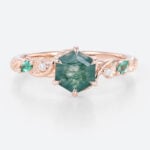 Nature Inspired Wedding Rings Rose Gold Beautiful Engagement Rings