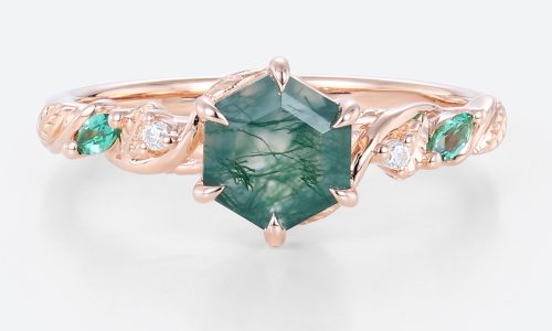 Nature Inspired Wedding Rings Rose Gold Beautiful Engagement Rings