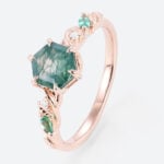 Nature Inspired Wedding Rings Rose Gold Beautiful Engagement Rings