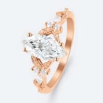 Marquise Cut Lab Grown Diamond Split Shank Leaf Design 4-Prong Engagement Ring (2)