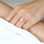Marquise Cut Lab Grown Diamond Split Shank Leaf Design 4-Prong Engagement Ring (7)