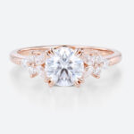 Engagement Ring Lab Diamond 1.5 Carat Round Diamond Ring