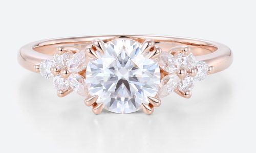 Engagement Ring Lab Diamond 1.5 Carat Round Diamond Ring
