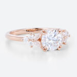 Engagement Ring Lab Diamond 1.5 Carat Round Diamond Ring