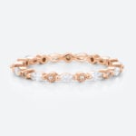 Women's Lab Diamond Rings Marquise Diamond Wedding Ring