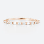 14k Rose Gold Wedding Ring Lab Grown Diamond Band Rings