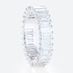 3.6ctw Baguette Cut Lab Grown Diamond Eternity Wedding Band Architectural Stacking Ring (1)