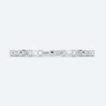 Baguette Cut Lab Grown Diamond Eternity Wedding Band Refined Radiance Stacking Ring (5)