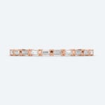 Baguette Cut Lab Grown Diamond Eternity Wedding Band Refined Radiance Stacking Ring (6)
