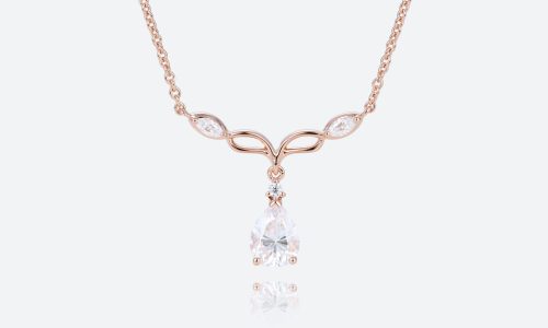 Lab Grown Diamond Necklace​ Infinity Pendant Womens Necklace