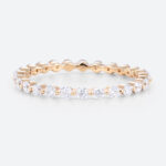 Best Lab Created Diamond Rings Gold Simple Stacked Wedding Rings