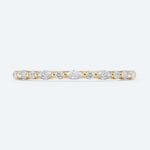 Round & Marquise Cut Lab Grown Diamond Full Eternity Wedding Band Alternating Matching Ring (2)