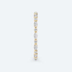 Round & Marquise Cut Lab Grown Diamond Full Eternity Wedding Band Alternating Matching Ring (3)