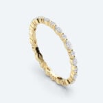 Round & Marquise Cut Lab Grown Diamond Full Eternity Wedding Band Alternating Matching Ring (4)