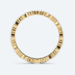Round & Marquise Cut Lab Grown Diamond Full Eternity Wedding Band Alternating Matching Ring (5)