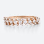 Best Lab Created Diamonds Wedding Rings Round Stack Gold Rings