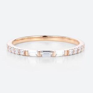 Half Eternity Diamond Ring Lab Created Diamond Anniversary Ring