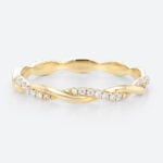 14k Gold Stacking Rings Online Diamond Wedding Rings Lab Grown
