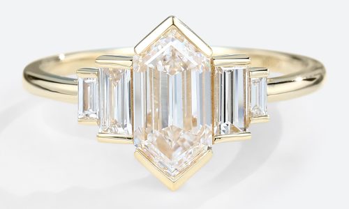 Engagement Ring Marquise Cut Moissanite Anniversary Rings Gold