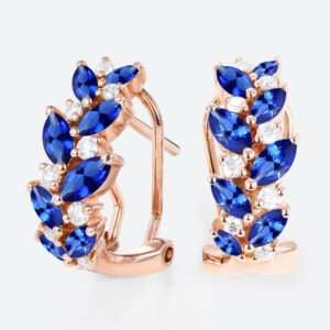 14kt Gold Hoop Earrings Mom Birthstone Earrings Clip on Earrings - LisaJewelryUS