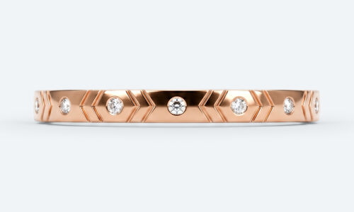 Simple Gold Wedding Band Lab Created Diamond Eternity Rings