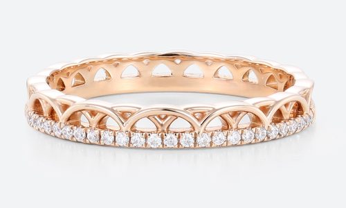 Eternity Band Stack Ring Lab Diamond Artful Design Wedding Ring
