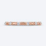 Round Cut Lab Grown Diamond Wedding Band Minimalist Design Stacking Ring (7)