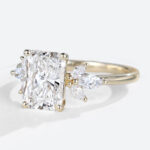 Radiant Cut Engagement Rings​ 1.5 Carat Lab Grown Diamond Ring