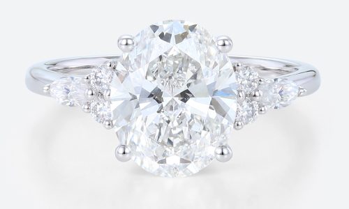 2 Ct Lab Created Diamond Ring Vintage 4 Prong Engagement Ring
