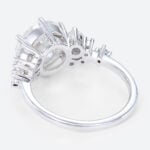 2 Carat Round Lab Created Diamond Ring 6 Prong Engagement Ring in white gold