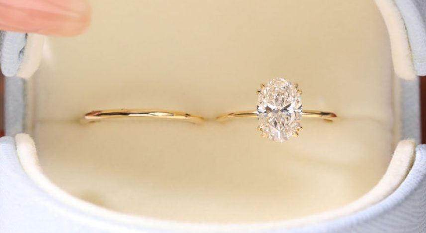 How to Stack a Thin Band Engagement Ring with Your Wedding Band Like a Pro How to Stack a Thin Band Engagement Ring with Your Wedding Band Like a Pro