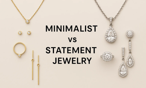 minimalist jewelry vs statement jewelry, simple rings vs bold rings, Minimalist vs Statement Jewelry: Which One Matches Your Personality?
