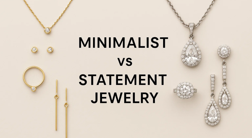 minimalist jewelry vs statement jewelry, simple rings vs bold rings, Minimalist vs Statement Jewelry: Which One Matches Your Personality?