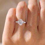 1.5ct Lab Grown Diamond Rings​ Oval 6-Prong Engagement Rings