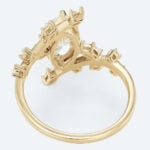 Marquise Cut Lab Grown Diamond Bypass Leaf 6-Prong Engagement Ring (7)