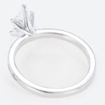 1ct Solitaire Lab Diamond Rings​ Marquise Cut 6 Claw Prong Engagement Ring in White Gold