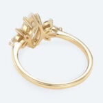 Marquise Cut Lab Grown Diamond Unique 4-Prong Engagement Ring (6)