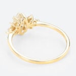 1ct Marquise Moissanite Ring​ Unique Moissanite Gold Bridal Ring