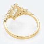 1ct Marquise Lab Grown Diamond Ring Fantasy-Inspired 4-Prong Engagement Ring in Yellow Gold