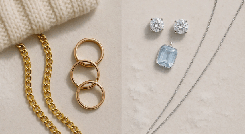 winter jewelry care, jewelry with coats, jewelry damage winter