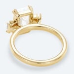 Emerald Cut Lab Grown Diamond Art Deco Double-Prong Engagement Ring (4)