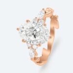 Oval Cut Lab Grown Diamond Entwined Vine 6-Prong Engagement Ring (4)