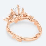 Oval Cut Lab Grown Diamond Entwined Vine 6-Prong Engagement Ring (5)