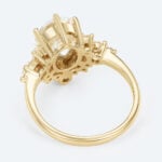 Oval Cut Lab Grown Diamond Semi-Halo 6-Prong Engagement Ring (4)