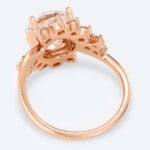 Round Cut Lab Grown Diamond Eternal Swirl 4-Prong Engagement Ring (3)