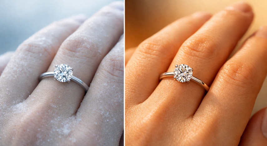 rings feel tighter in winter rings feel tighter in winter