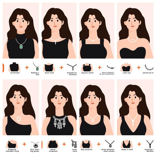 Jewelry for Necklines What to Wear with Every Neckline Style