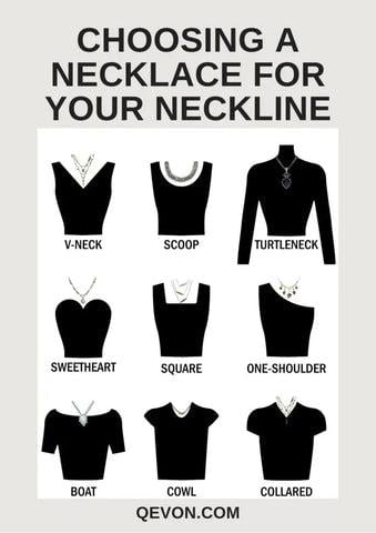 Jewelry for Necklines What to Wear with Every Neckline Style
